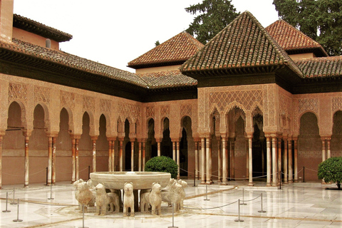 Granada: Tour guiado completo de la Alhambra con entradasTour en alemán