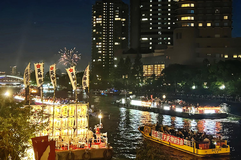 From Osaka/Kyoto: Tenjin Matsuri Fireworks&Yukata Experience From Osaka (Men's Yukata Experience)