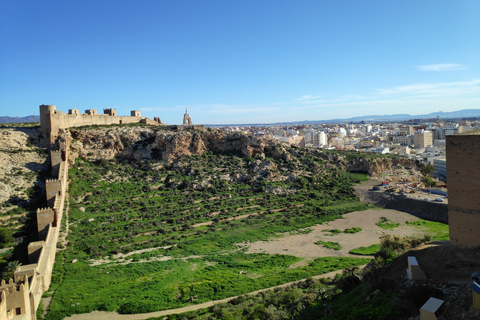 Almería: Tour em pequenos grupos pela AlcazabaAlmeria: excursão para grupos pequenos em Alcazaba em espanhol