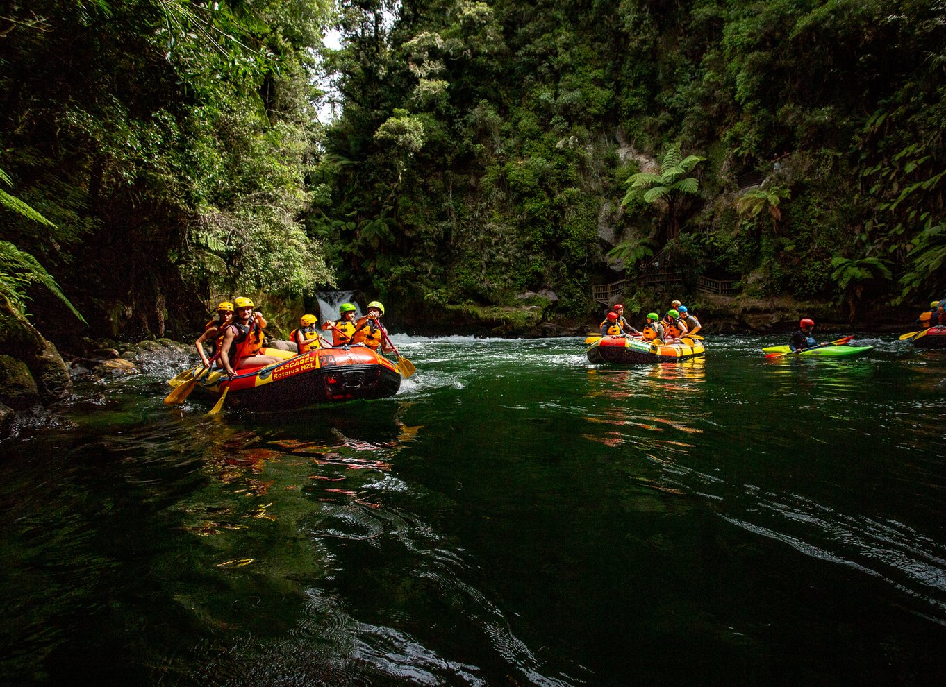 Kaituna River og Tutea Falls Whitewater Rafting