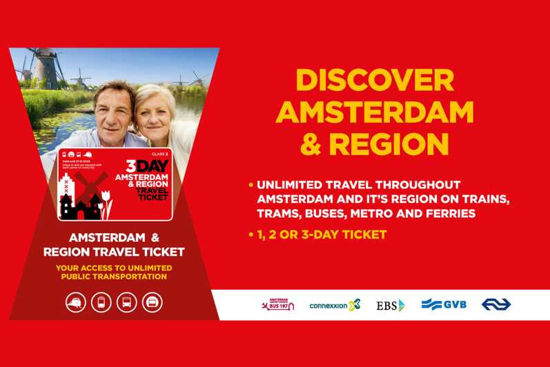amsterdam & region travel ticket kaufen