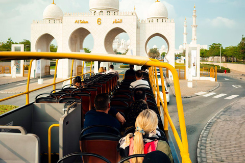 阿布扎比城市观光 HOHO 巴士之旅 + 可预订的额外服务2 日通行证