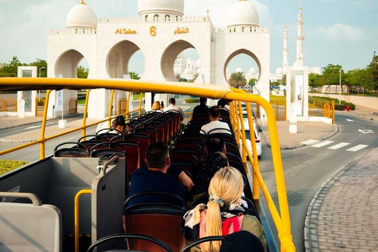 阿布扎比城市观光 HOHO 巴士之旅 + 可预订的额外服务2 日通行证