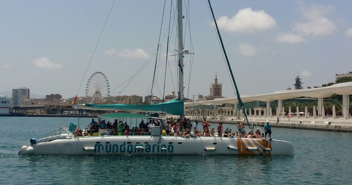 malaga bay catamaran cruise