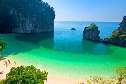 Krabi: Private Luxury Long-Tail Boat to Hong Island Krabi: Private Long Tail Boat Afternoon Sunset Tour