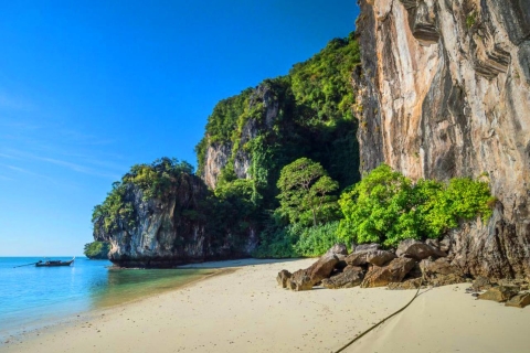 Krabi: Private Luxury Long-Tail Boat to Hong Island Krabi: Private Long Tail Boat Early Bird Tour