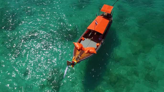 krabi private luxury longtail boat to hong island