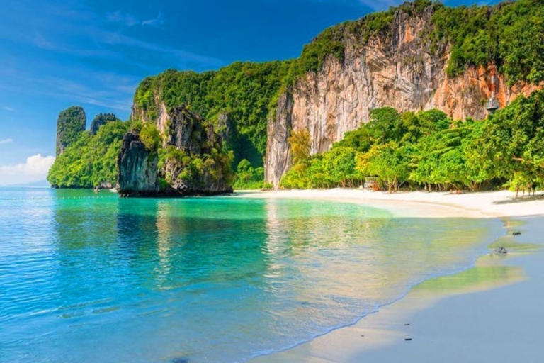 Krabi: Private Luxury Long-Tail Boat to Hong Island Krabi: Private Long Tail Boat Afternoon Sunset Tour