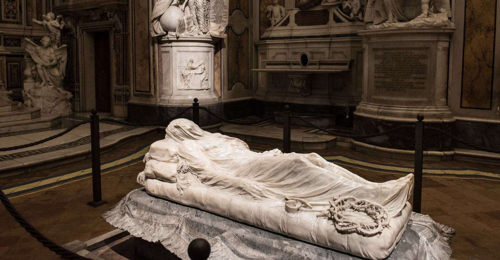 Naples Old Town and Veiled Christ
