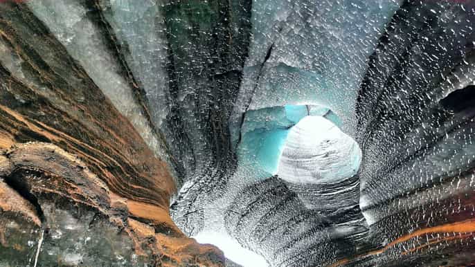 ice cave by katla volcano super jeep from vik