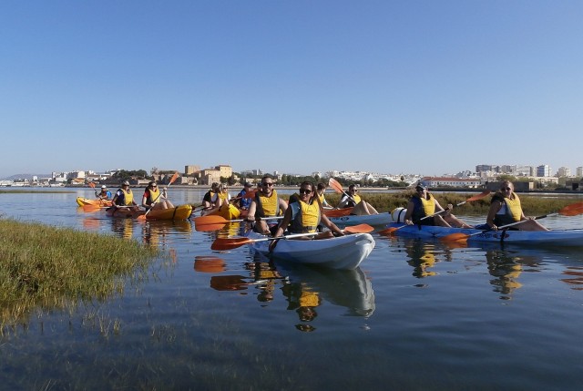 Visit Algarve: 2-Hour Ria Formosa Kayak Tour from Faro in Seville to Faro