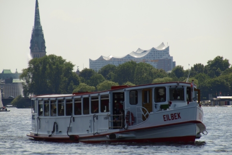 Hamburg: Boottocht Alstermeer in het hart van de stad