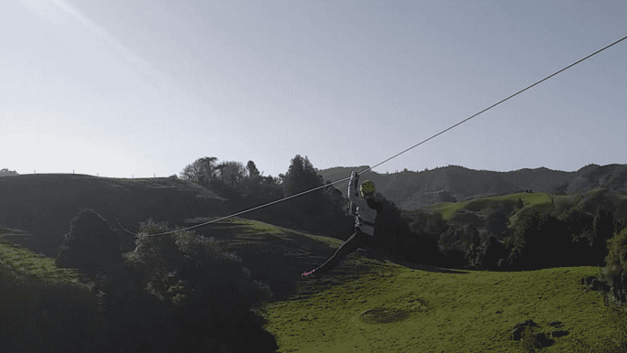 waitomo caves zipline park activity