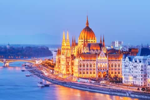 Budapest: Night Tour in Spanish