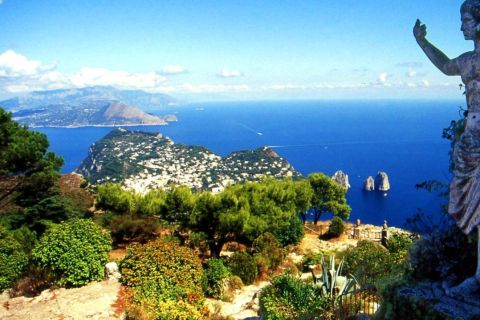 Nápoles: Excursión a Capri, Sorrento y Pompeya