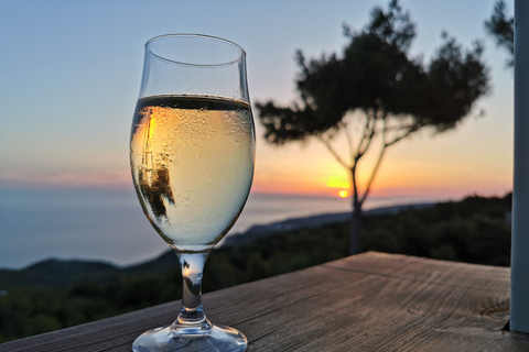 De Zakynthos: Passeio ao pôr do sol em Agalas e na Caverna de DamianosDe Zakynthos: excursão ao pôr do sol para Agalas e Damianos Cave