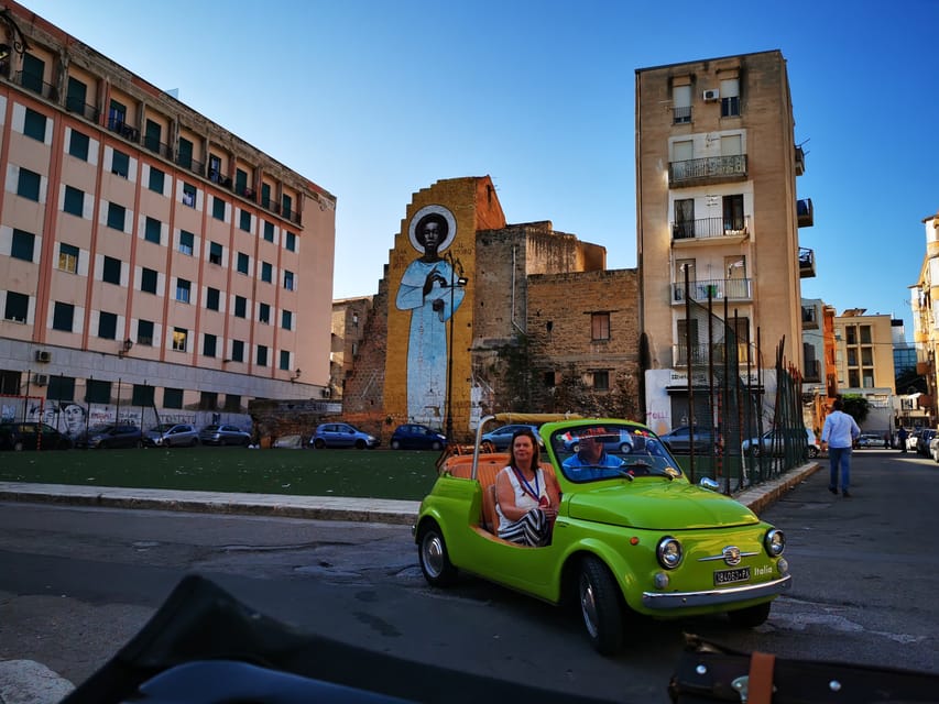 Auto d'epoca a noleggio a Taormina Fiat 500