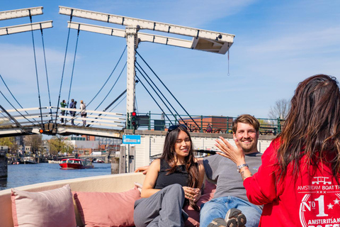 Cheese & Drinks Guided Amsterdam Boat Tour, All Inclusive Dutch cheese & drinks canal cruise - VIP PACKAGE