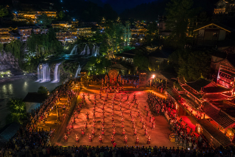 Furong Ancient Town: Tickets & Private Transfer Options 3 Days Entry Ticket & Cultural Show