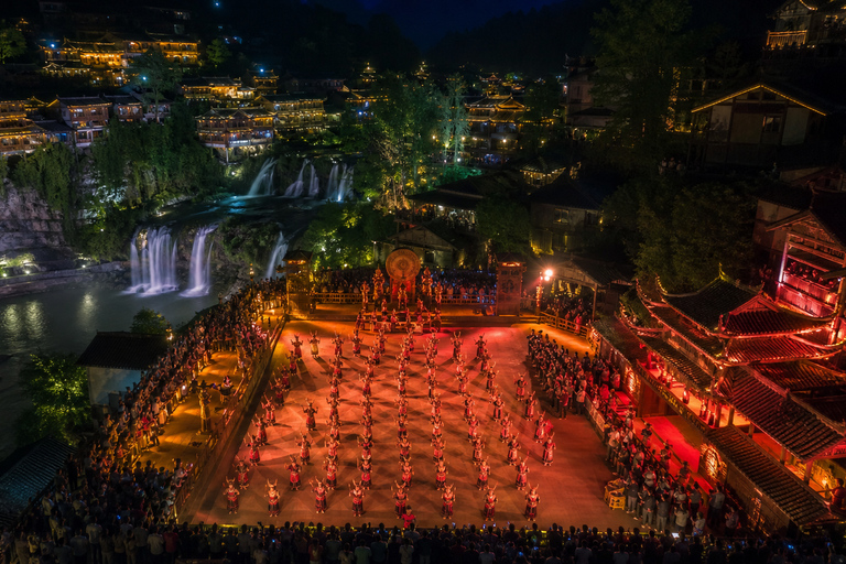 Furong Ancient Town: Tickets & Private Transfer Options 3 Days Entry Ticket & Cultural Show