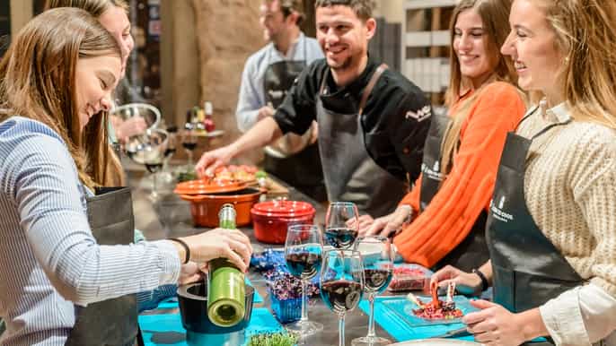 barcelona sangria and tapas cooking workshop with drinks