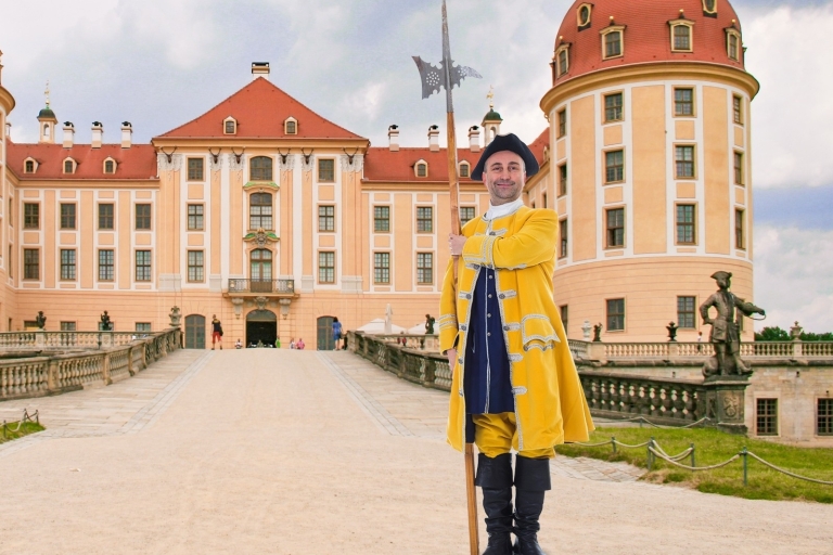 Moritzburg: visite de chasse interactive du château de MoritzburgDresde: visite de chasse interactive du château public de Moritzburg