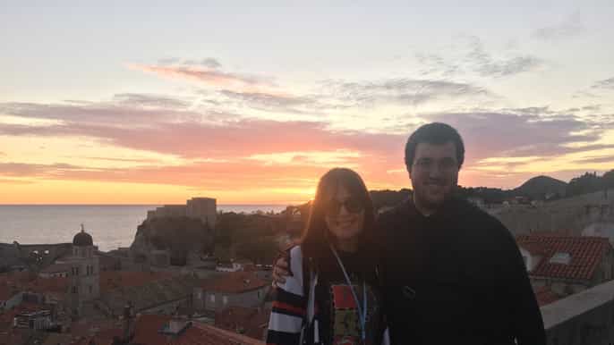 dubrovnik city walls sunset walking tour