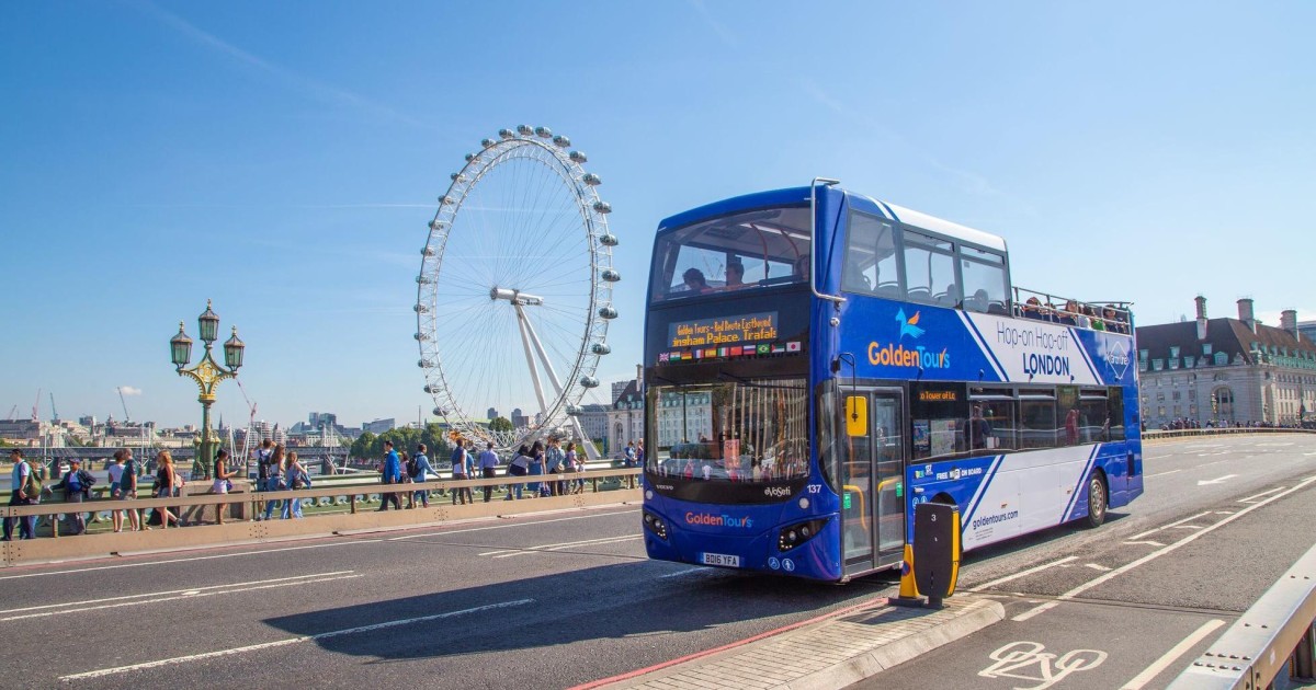 golden tours london bus stops
