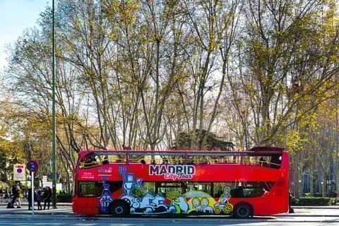Madrid: Hop-On Hop-Off Bus & Santiago Bernabéu Stadium Tour