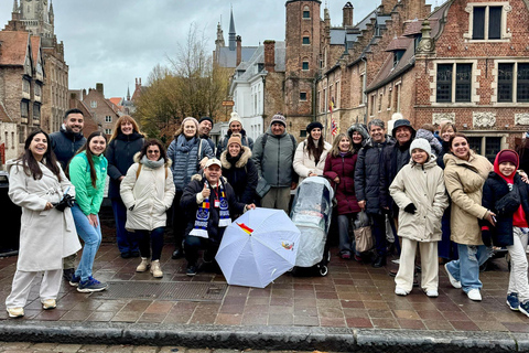 Bruges: Medieval Sightseeing Tour with Chocolate Tasting + Legends Audio Guide