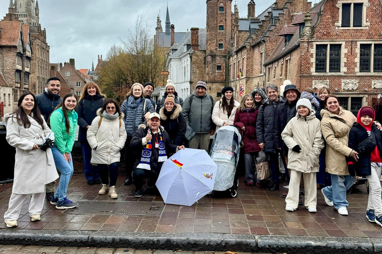 Bruges: Medieval Sightseeing Tour with Chocolate Tasting + Legends Audio Guide