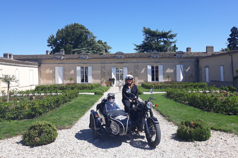 From Bordeaux: Saint-Emilion Wine Tour in a Sidecar Half-Day Saint-Emilion Wine Tour in a Sidecar