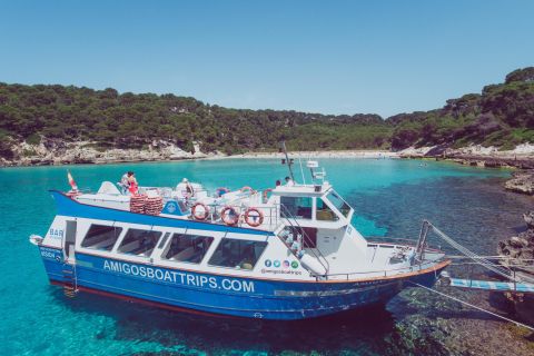 Cala'n Bosc: passeio de barco turístico de 3,5 horas na costa sul