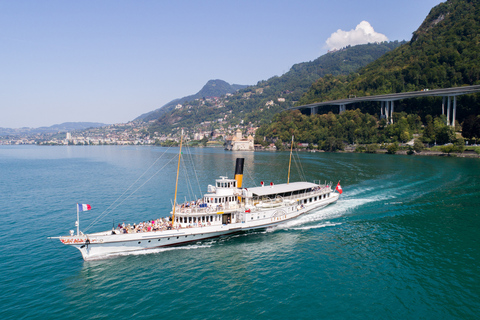 Från Montreux: 2-timmars kryssning på RivieranBiljett för kryssning i första klass