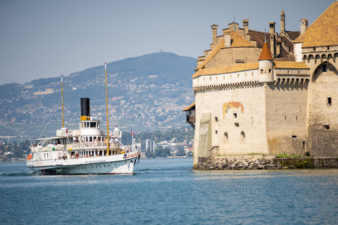 Desde Montreux: Crucero de 2 horas por la RivieraBillete de crucero en primera clase