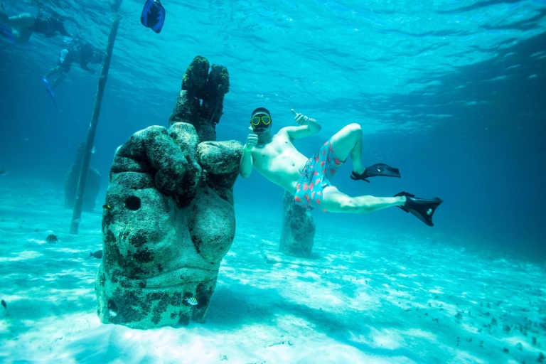 Cancun / Riviera Maya: Isla Mujeres all-inclusive snorkeltripTour vanuit Playa del Carmen, Puerto Morelos en Playa Paraiso
