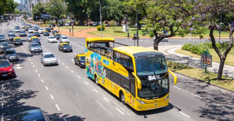 Buenos Aires: Hop-On Hop-Off Bus w/ Audio Guide & City Pass: Hop-On Hop-Off Bus w/ Audio Guide & City Pass