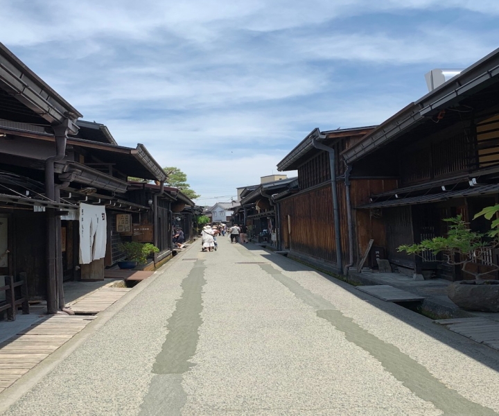 Takayama: tour guidato a piedi della città vecchia 45 min.