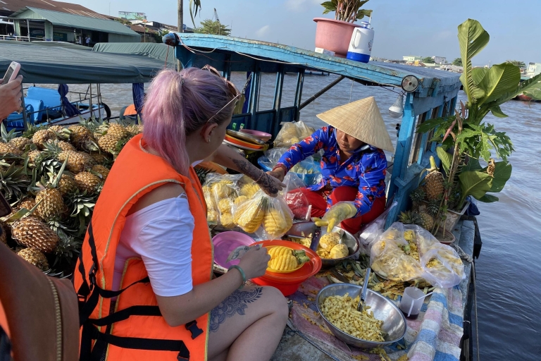 Excursión de 2 días para grupos pequeños al delta del Mekong y al mercado flotante