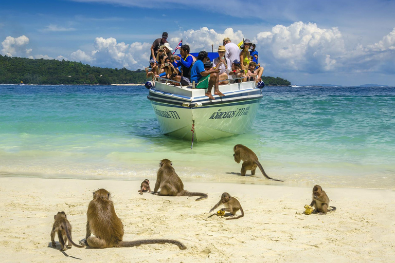 Khao Lak: Phi Phi Island, Maya Beach och snorkling DagsutflyktUpphämtning från Bangsak