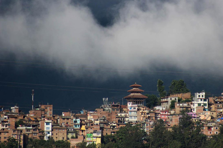 Viagem privada de meio dia a Kirtipur com degustação de comida Newari