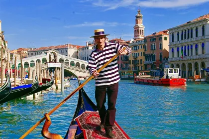 Venedig: Private 1-stündige Gondelfahrt
