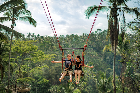 Ubud: tour privado con columpio en la selvaTour con columpio en la selva