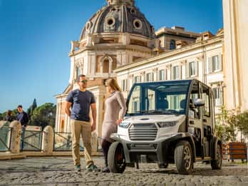Rom: Private Highlights Tour mit dem Golfwagen Rom: Private Highlights Tour mit dem Golfwagen