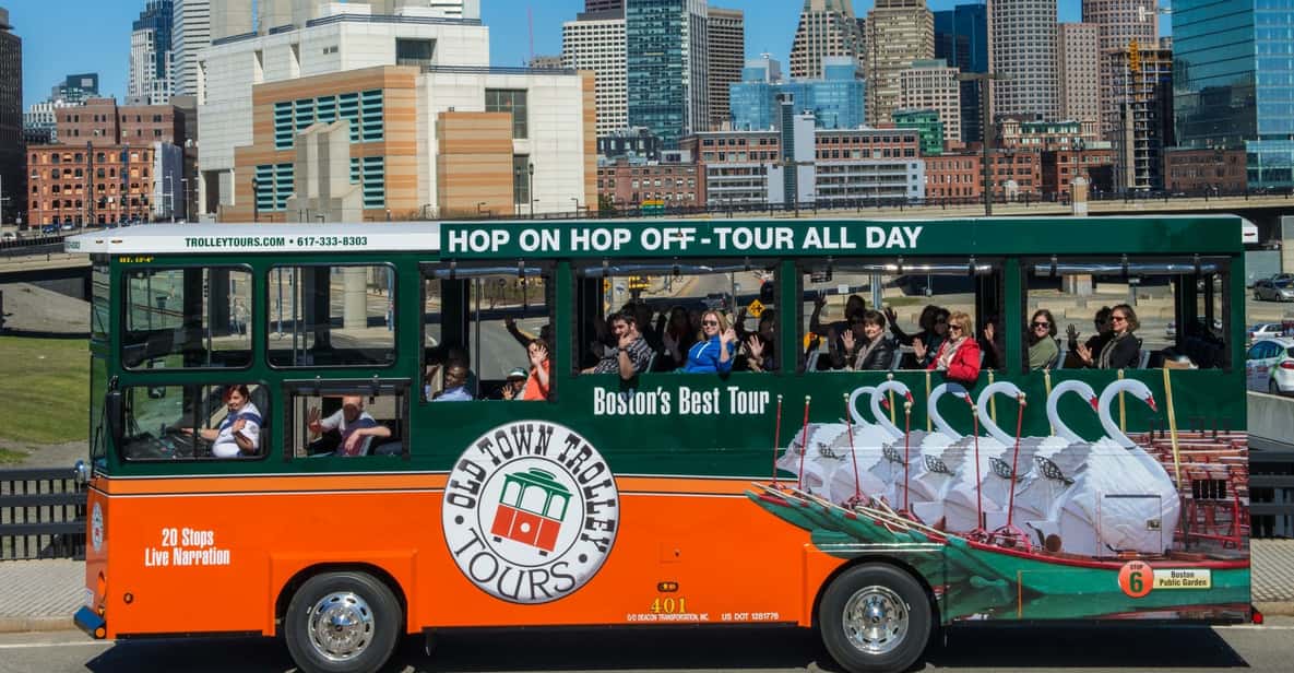 Boston: Old Town Hop-On Hop-Off Trolley Tour