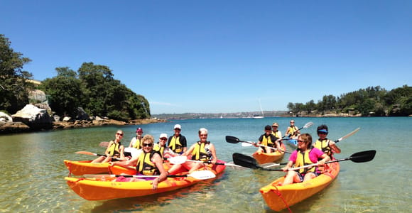 Manly: 3-Beach Kayak Tour with Lunch