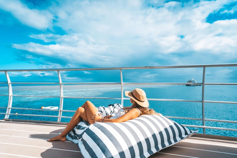 Reef Sleep: 2-Day Great Barrier Reef Pontoon & Gourmet Meals Double Room for One Person