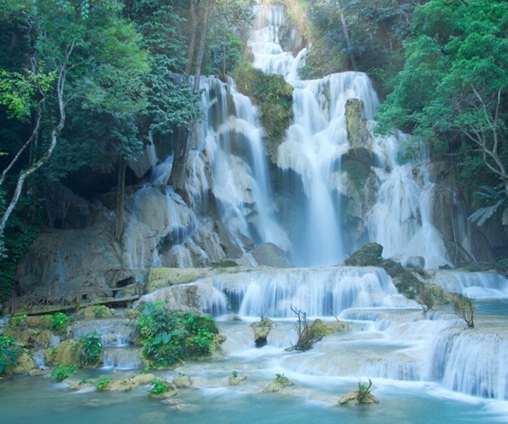 Luang Prabang: Pak Ou Caves & Kuang Si Falls Day Trip