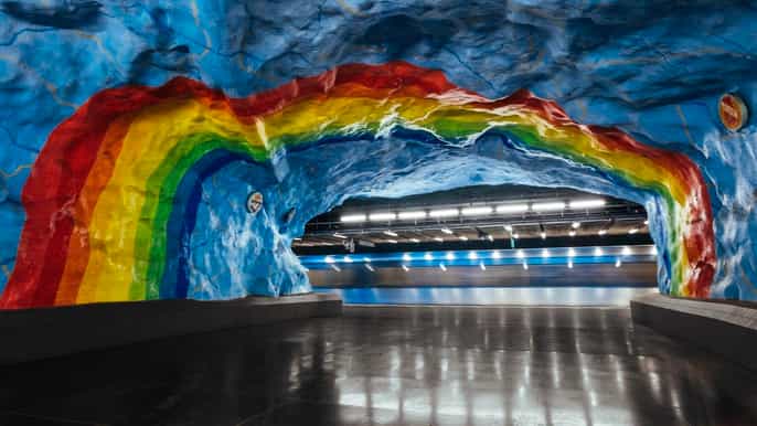 stockholm subway art guided tour