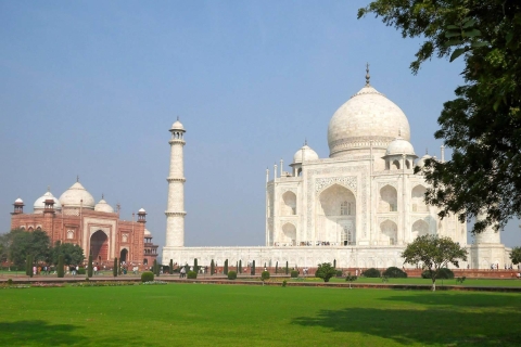 Van New Dehli: Taj Mahal bij Sunrise & Agra Highlights Tour